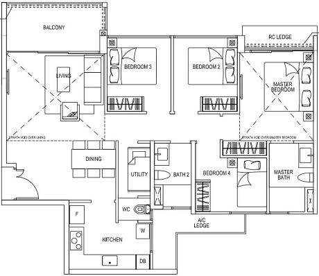 Bellewoods Floor Plan near Woodlands South MRT No Resale Levy