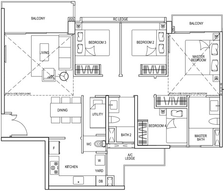 Bellewater EC Floor Plan Return Unit
