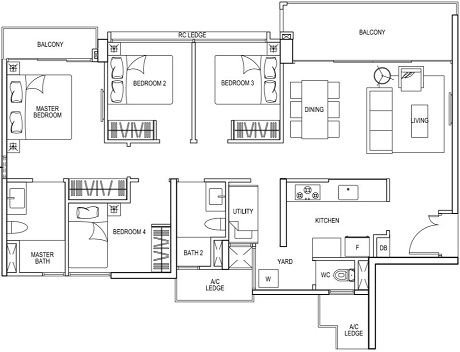 Bellewater EC Floor Plan Return Unit
