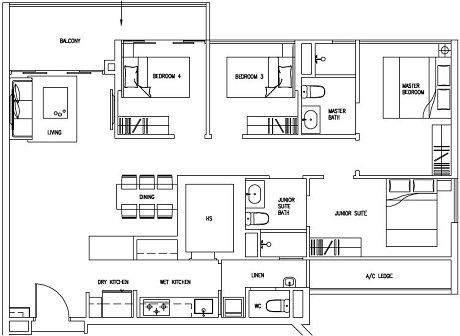4 Bedroom Woodlands EC Forestville GPS Eric Tan 97881579