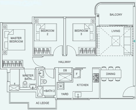 Hundred Palms Residences EC Floor Plan