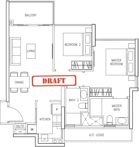 Northwave EC Floor Plan at Woodlands