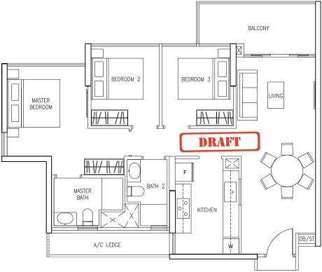 Northwave EC Floor Plan at Woodlands