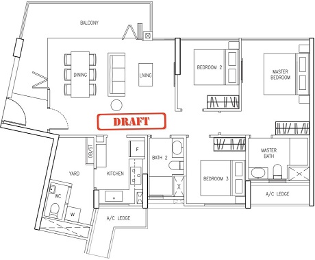 Northwave EC Floor Plan at Woodlands