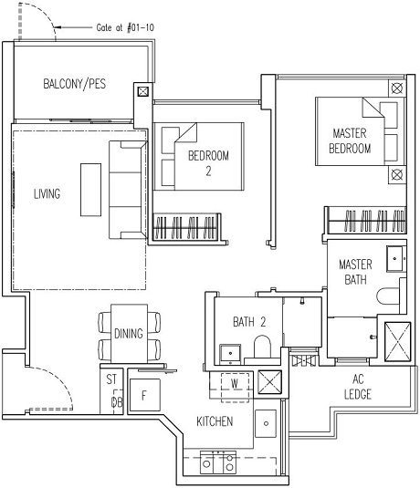 Parc Life EC Floor Plan Parc Life EC Floor Plan