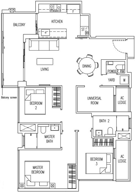 Parc Life EC Floor Plan