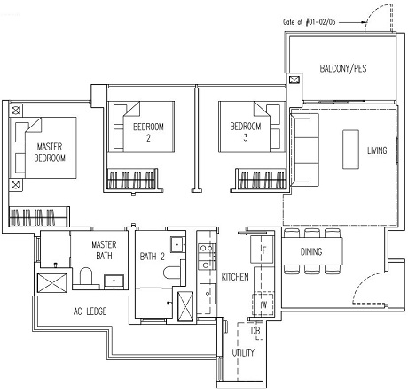 Parc Life EC Floor Plan Parc Life EC Floor Plan