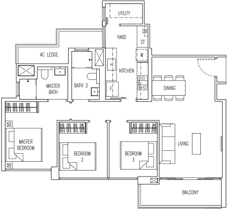 Parc Life EC Floor Plan Parc Life EC Floor Plan