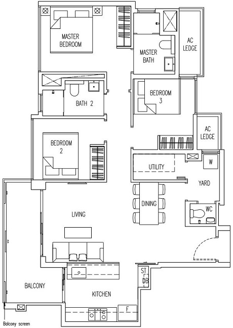 Parc Life EC Floor Plan Parc Life EC Floor Plan