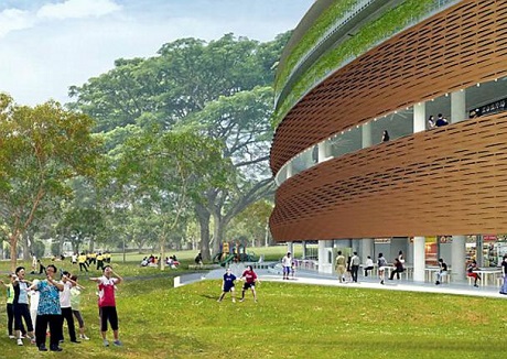 Pasir Ris Hawker Centre near Sea Horizon EC