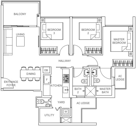 Rivercove Residences EC Floor Plan