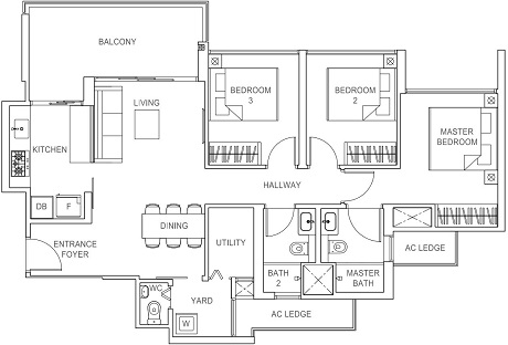 Rivercove Residences EC Floor Plan
