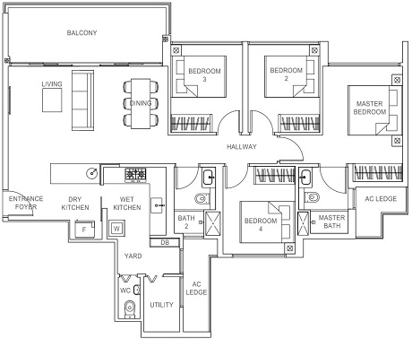 Rivercove Residences EC Floor Plan