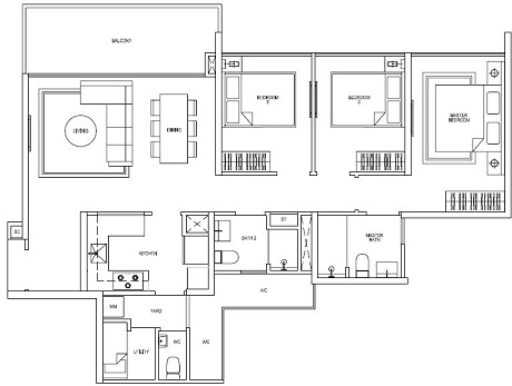 SkyPark Residences EC at Sembawang near MRT