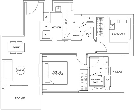 The Criterion EC Floor Plan at Yishun by CDL