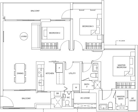 The Criterion EC Floor Plan at Yishun by CDL