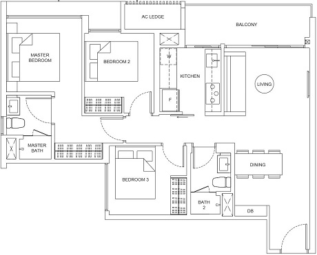 The Criterion EC Floor Plan at Yishun by CDL