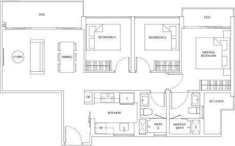 The Criterion EC Floor Plan at Yishun by CDL
