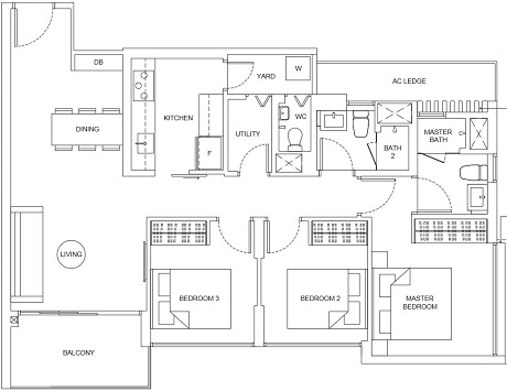 The Criterion EC Floor Plan at Yishun by CDL