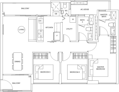 The Criterion EC Floor Plan at Yishun by CDL