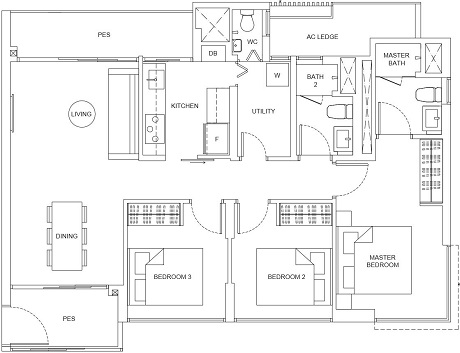 The Criterion EC Floor Plan at Yishun by CDL