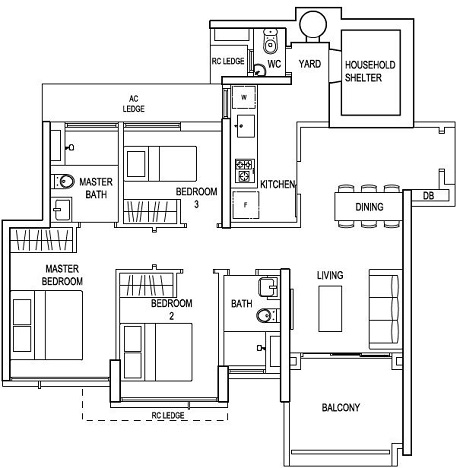 The Terrace Floor Plan