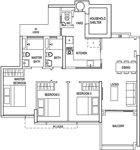 The Terrace Floor Plan