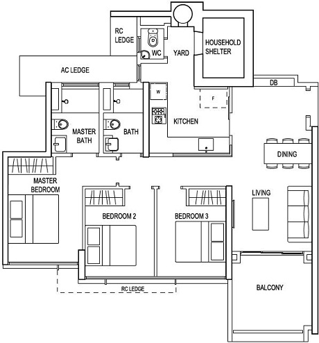 The Terrace Floor Plan