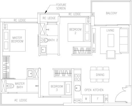 The Visionaire EC Floor Plan