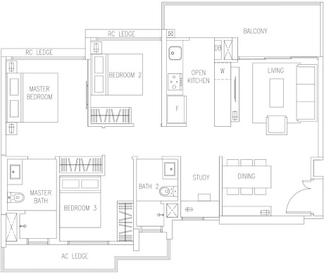 The Visionaire EC Floor Plan