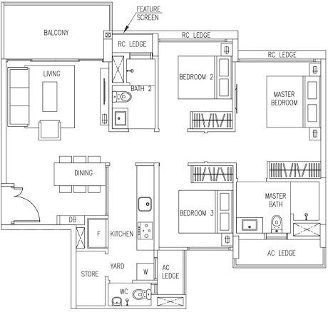 The Visionaire EC Floor Plan