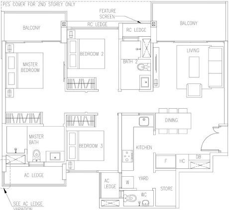 The Visionaire EC Floor Plan