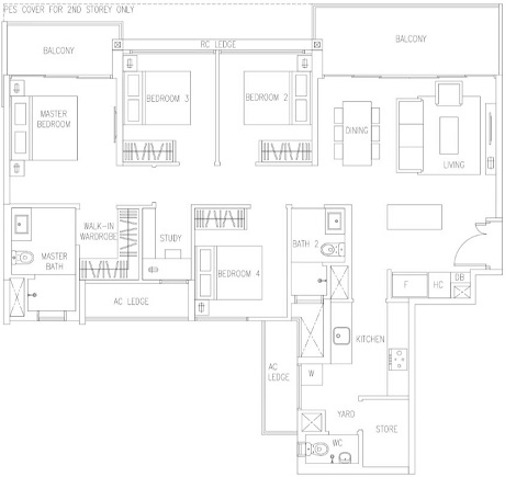 The Visionaire EC Floor Plan