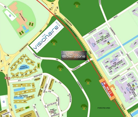 The Visionaire EC near NS12 Canberra MRT Station 