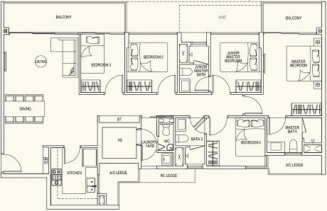 Westwood Residences EC Floor Plan Westwood Residences EC Floor Plan