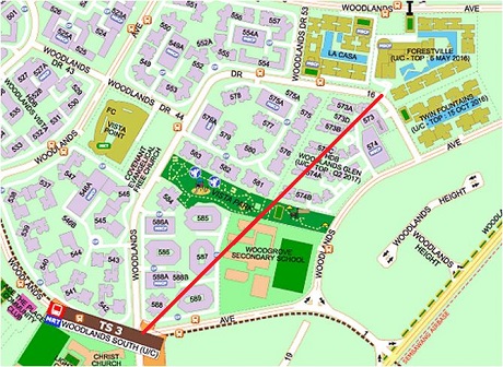 Forestville EC near to Woodlands South MRT